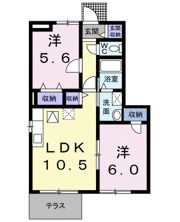 ロッサ Bの間取り画像