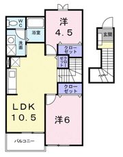 アムールの間取り画像