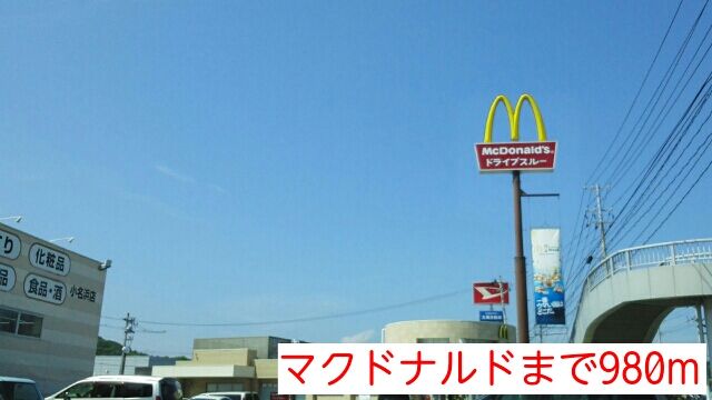 近くのマクドナルドまで980m（徒歩13分）
