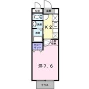 リヴィエールⅠの間取り画像