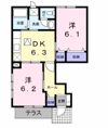 リス プランタンAの間取り画像