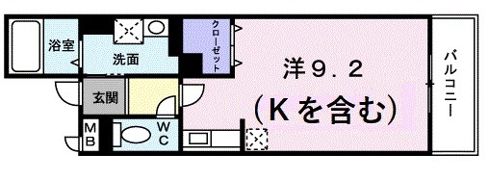 サンライト西京極の間取り画像