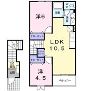 グリーンテラスNagano Aの間取り画像