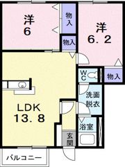 アルタイルⅠの間取り画像