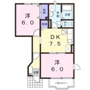 サンハイムみずきAの間取り画像