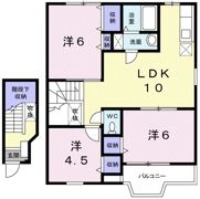 クロスローズの間取り画像