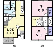 メゾン ソレイユの間取り画像