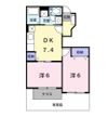 キャンパニュールA棟の間取り画像