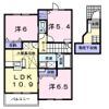 キャンパニュールB棟の間取り画像