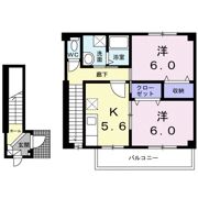 ラフォーレ幸の間取り画像