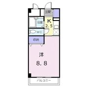 セゾン升本の間取り画像