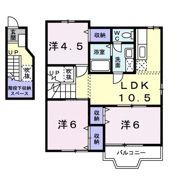 エリタージュⅡの間取り画像