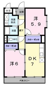 ジョワイユーアントの間取り画像