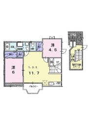 ラルジュ余戸 Aの間取り画像