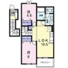 メゾンド・フロ－レの間取り画像
