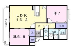サニー・ウッズの間取り画像