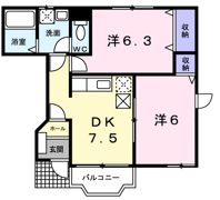 クレストール海神2番館の間取り画像