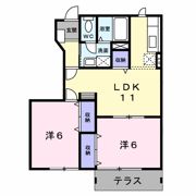 エクセール真砂Aの間取り画像