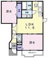 エピナールⅠの間取り画像