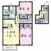 ローズスクエアーの間取り画像