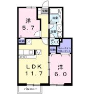 ラフィネRSBの間取り画像