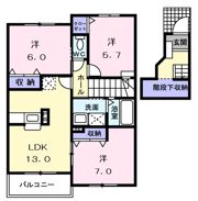 ラフィネRSAの間取り画像
