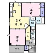 エヴァ グリーン Aの間取り画像