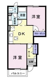 ウィステリアの間取り画像