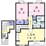 パレシャルマンBの間取り画像
