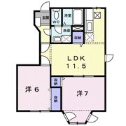 グリーンヒル西の間取り画像