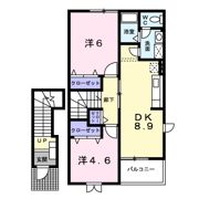 ボヌールタカナオの間取り画像