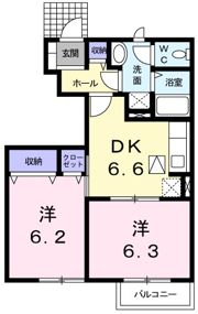 ドリームハイツAの間取り画像