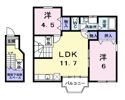 サウスコートの間取り画像