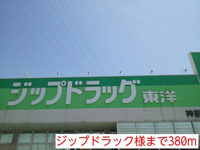 近くのジップドラック様まで380m(徒歩5分)