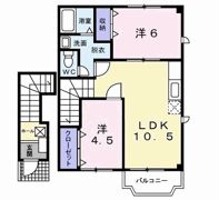 プラムール Ⅰ番館の間取り画像