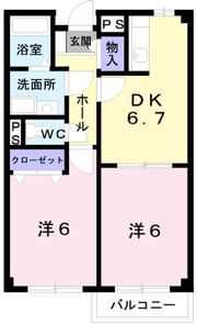 プラティーク A棟の間取り画像