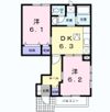 アンソレイエⅠの間取り画像