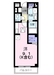 シャルムメゾンAの間取り画像