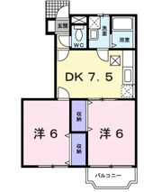 アベニールベルテの間取り画像
