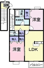 ヴィラ やすらぎの間取り画像