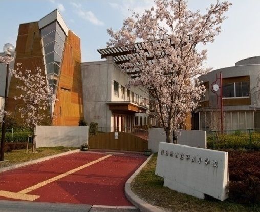 近くの平良小学校まで450m（徒歩6分）