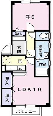 サンライフFURUTA3の間取り画像