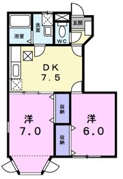 パルク・フローランテの間取り画像