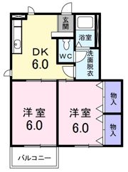 サンプラーズ東 Bの間取り画像