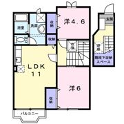 ヒラルスⅡの間取り画像