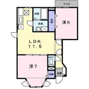 カサブランカの間取り画像