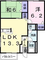 リーヴメゾン北館 Aの間取り画像