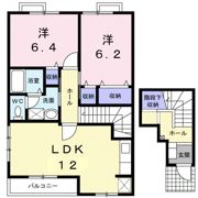 リーヴメゾン北館 Cの間取り画像