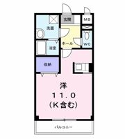 アンソレイニの間取り画像