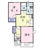 パークメゾン末広Bの間取り画像